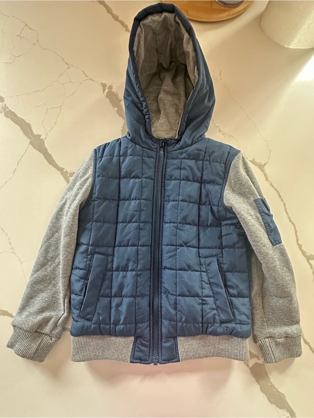 Tucker + Tate Summit Crest Mixed Media Jacket